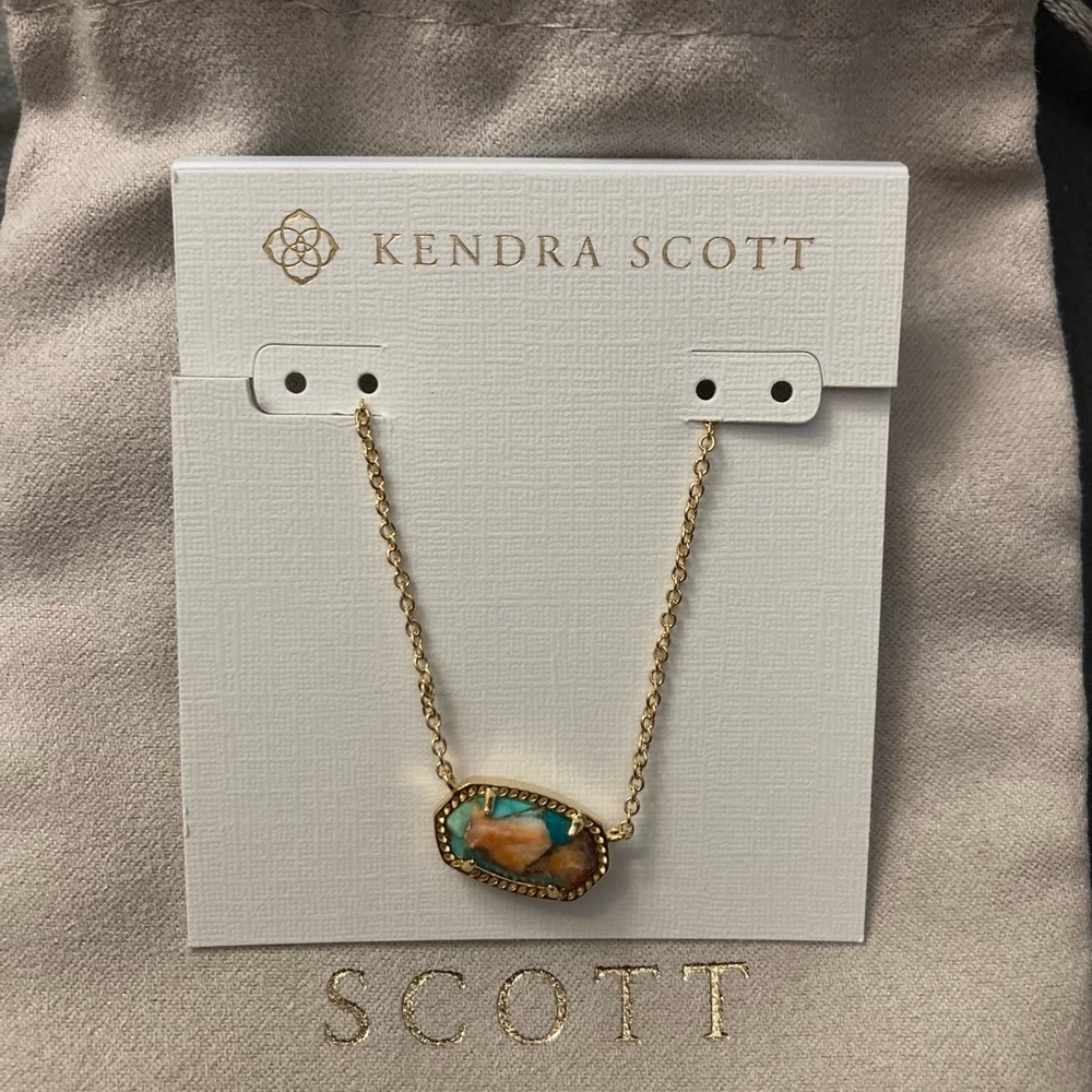 NWT Kendra Scott Elisa Gold Pendant